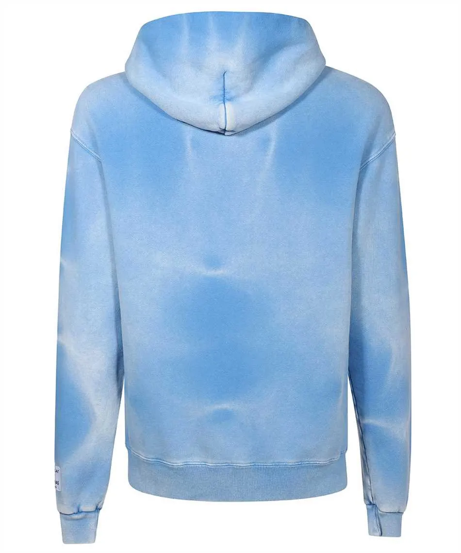 GALLERY DEPT. SUN FADED ENGLISH LOGO ZIP UP/BLUE Sun-washed blue water ripple English zipper hoodie Washed blue S-XL Ready-to-wear dyeing Hand-sewn heavy-weight horsetail fading Super-heavy washing Hand-hanging holes Bones frayed and whitened Mold customization with G LOGO zipper Correct accessories!